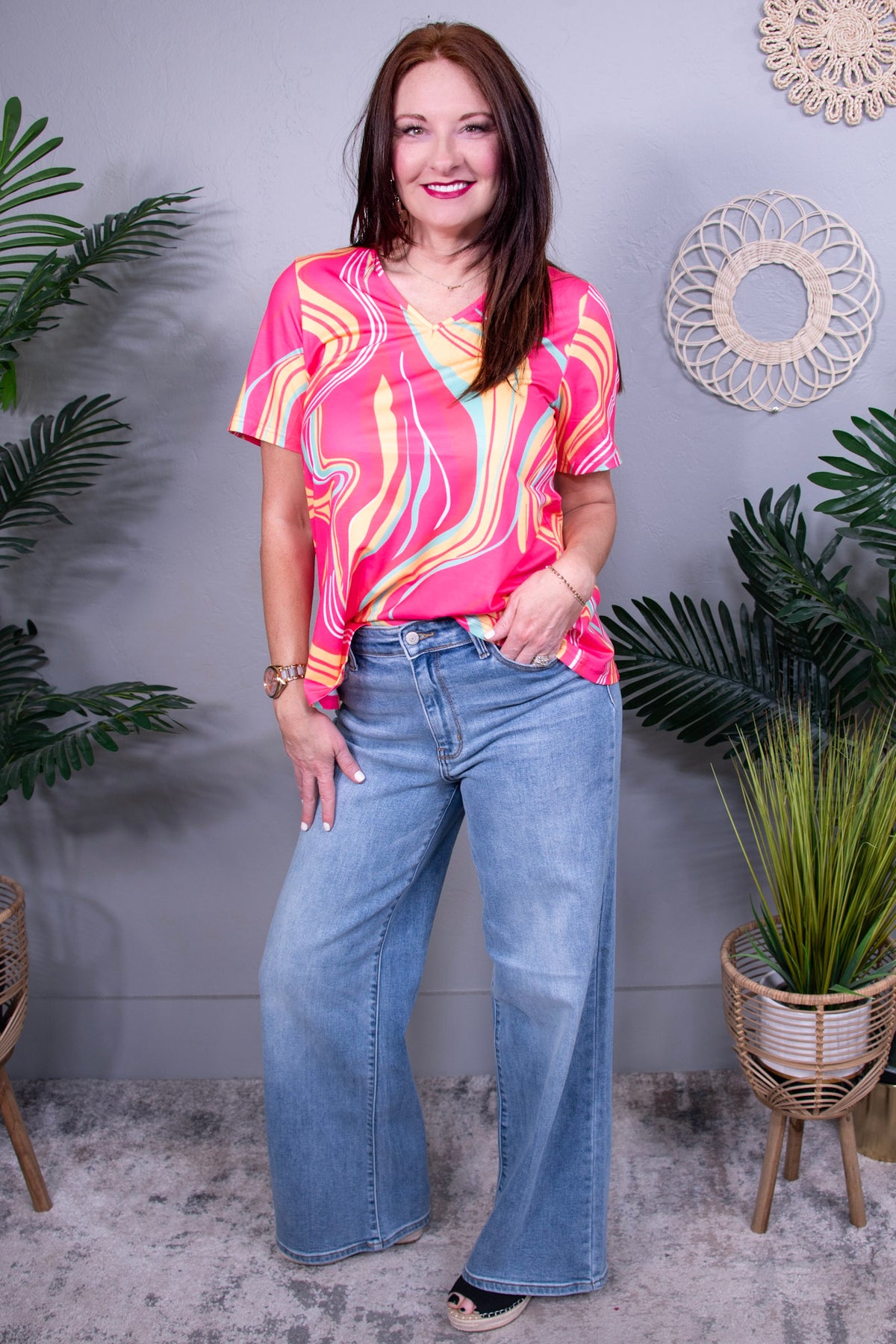 Embracing Change Multi-Color Top - T11028MU