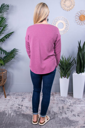 Over The Heartache Marsala/Olive/Tan Ribbed Color-Block Top - T10498MS