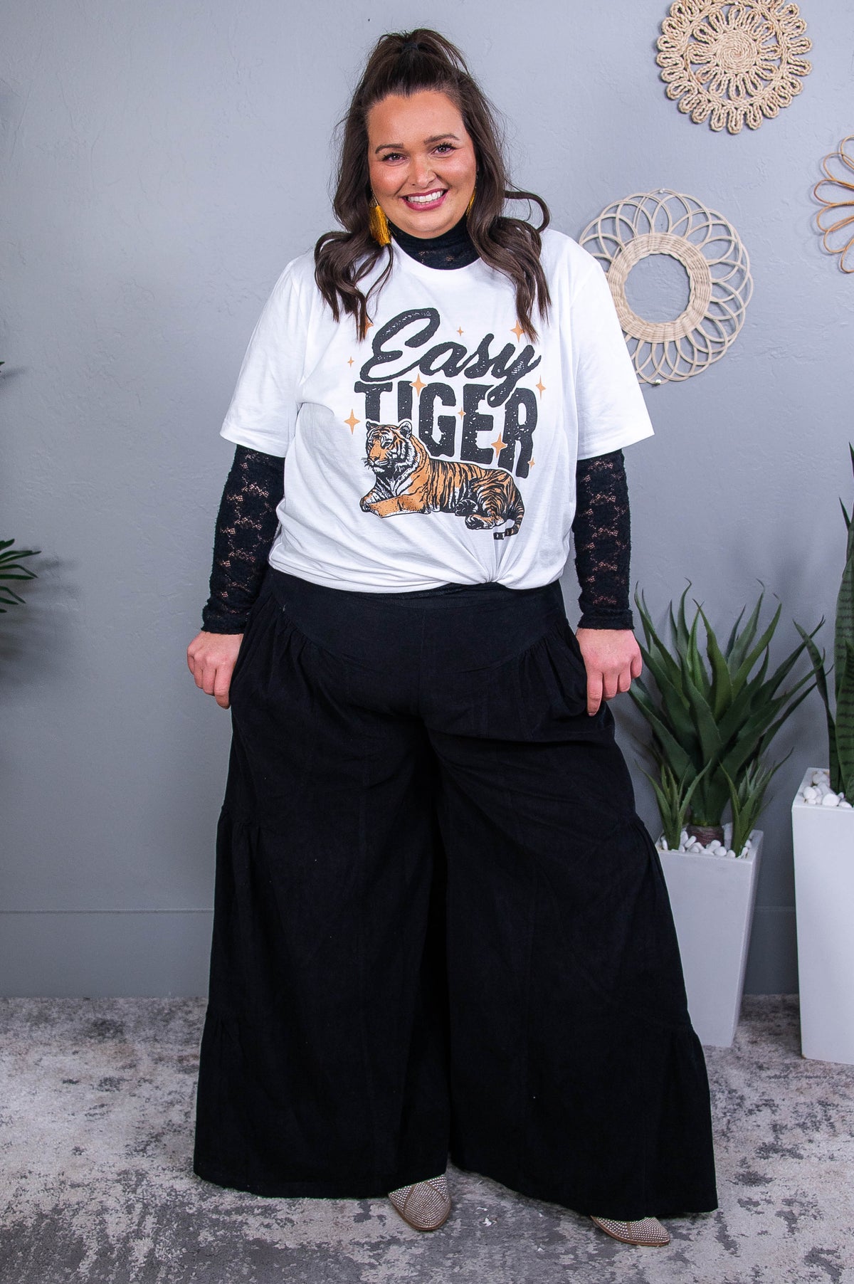Easy Tiger White Graphic Tee - A3682WH