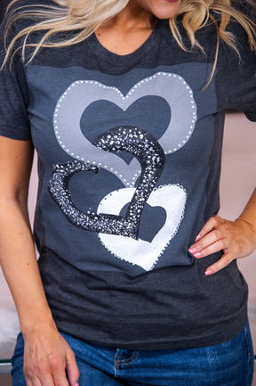 A Love Like Ours Dark Heather Gray Graphic Tee - A2885DHG
