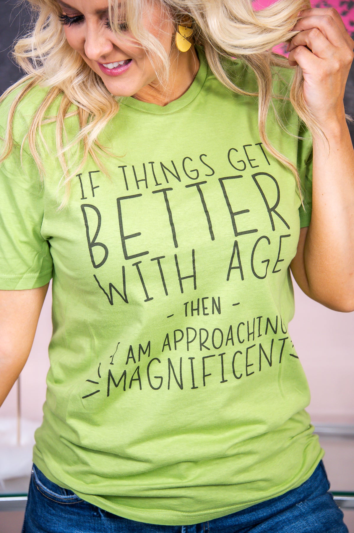 If Things Get Better With Age Kiwi Graphic Tee - A2893KI