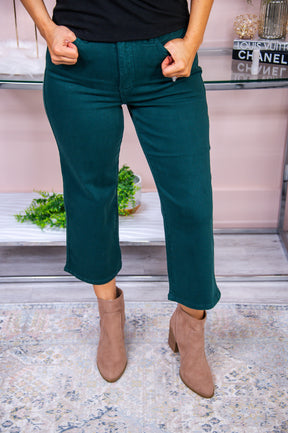Becky Teal Solid Jeans - K1034TE