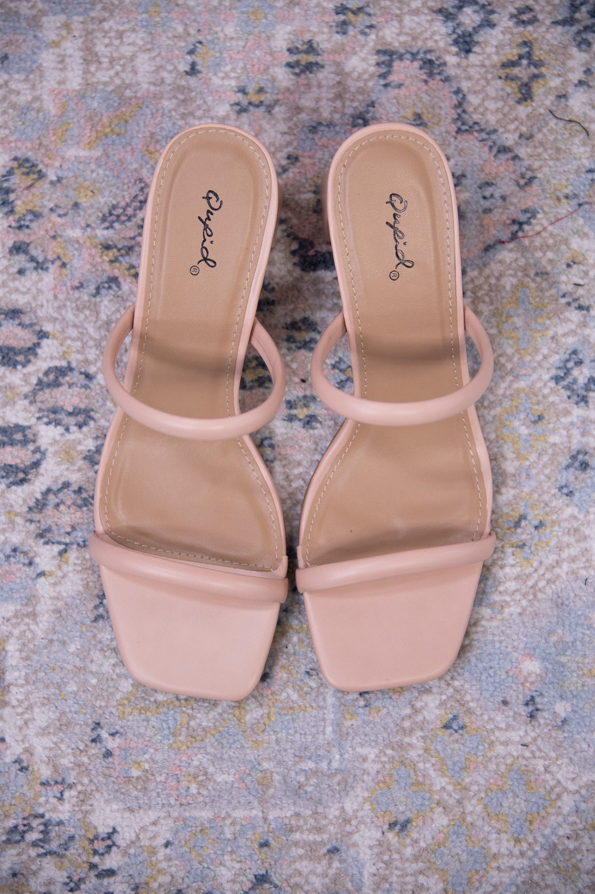 Serious About Style Nude Slip On Heels