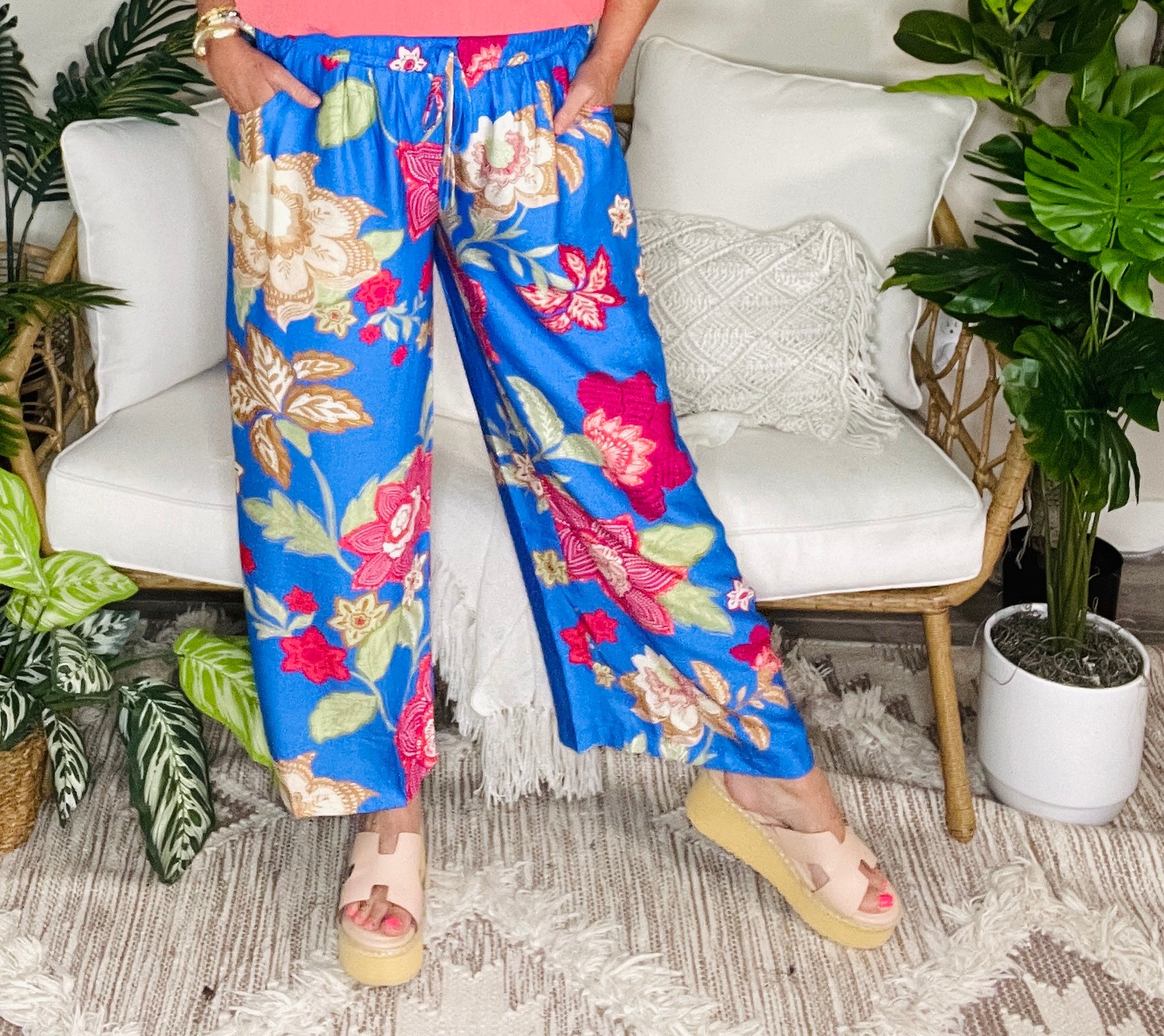 Paradise Petals Pants - P136BL