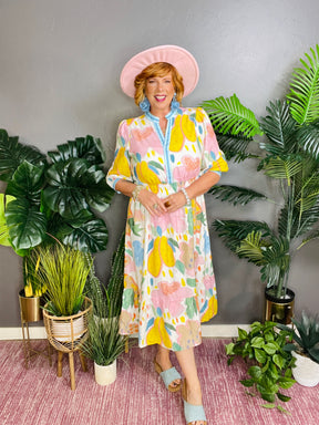 Sweet On You Multicolour Floral Midi Dress