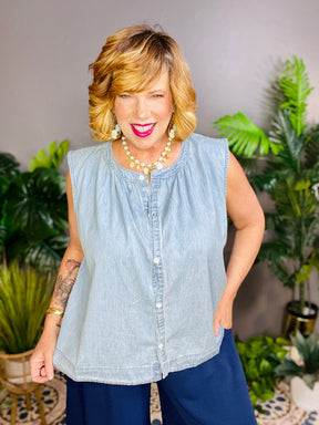Dreaming In Denim Top - S762DN
