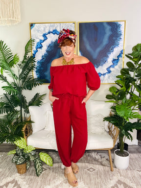 Island Glow Top and Pants Set (2 Colors)
