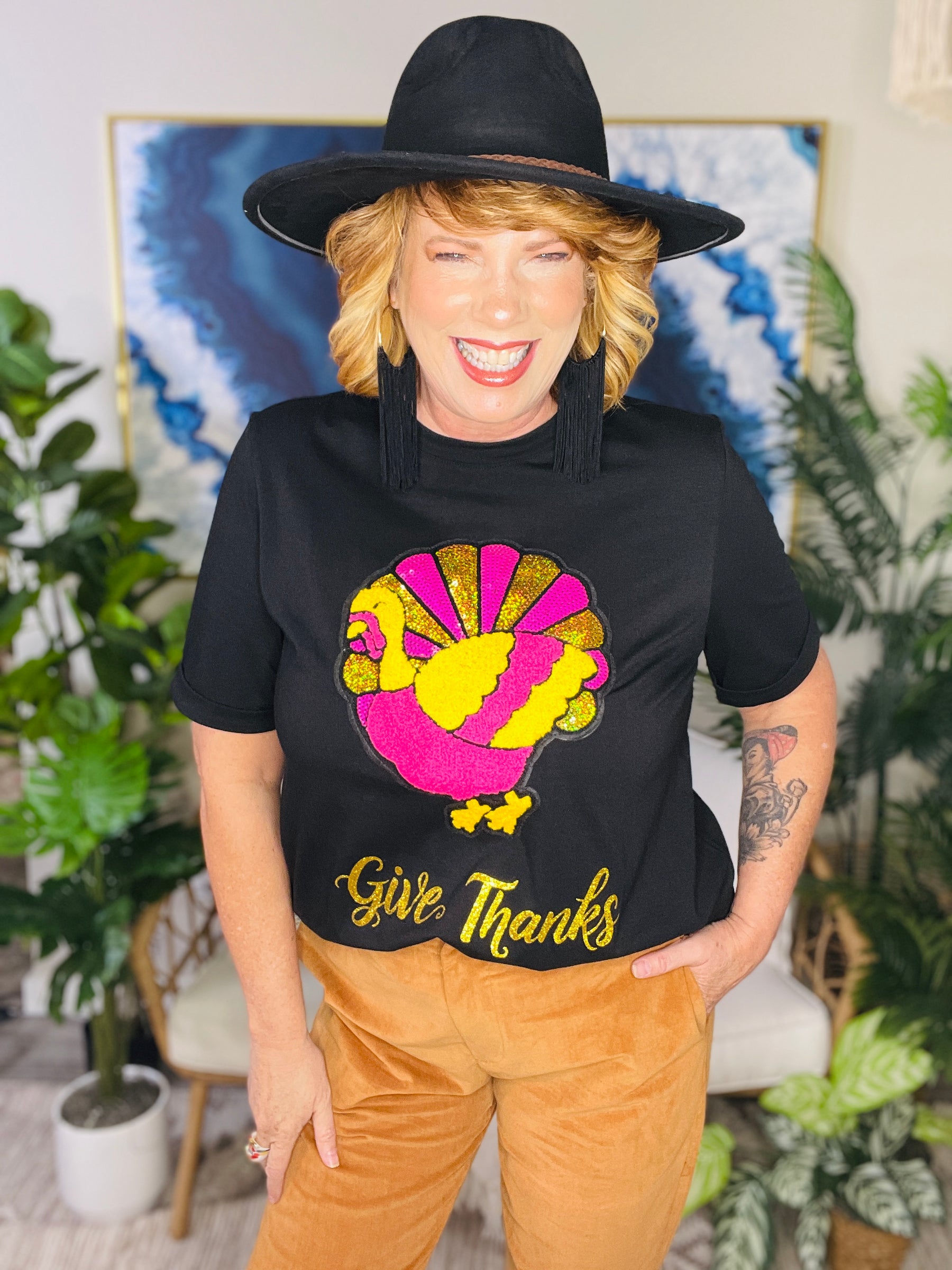Turkey Trot Cutie Top - S956BK