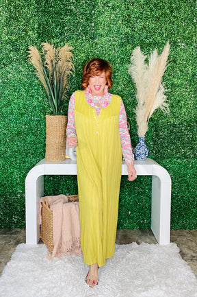 Morning Vibes Avocado Jumpsuit - R010AV