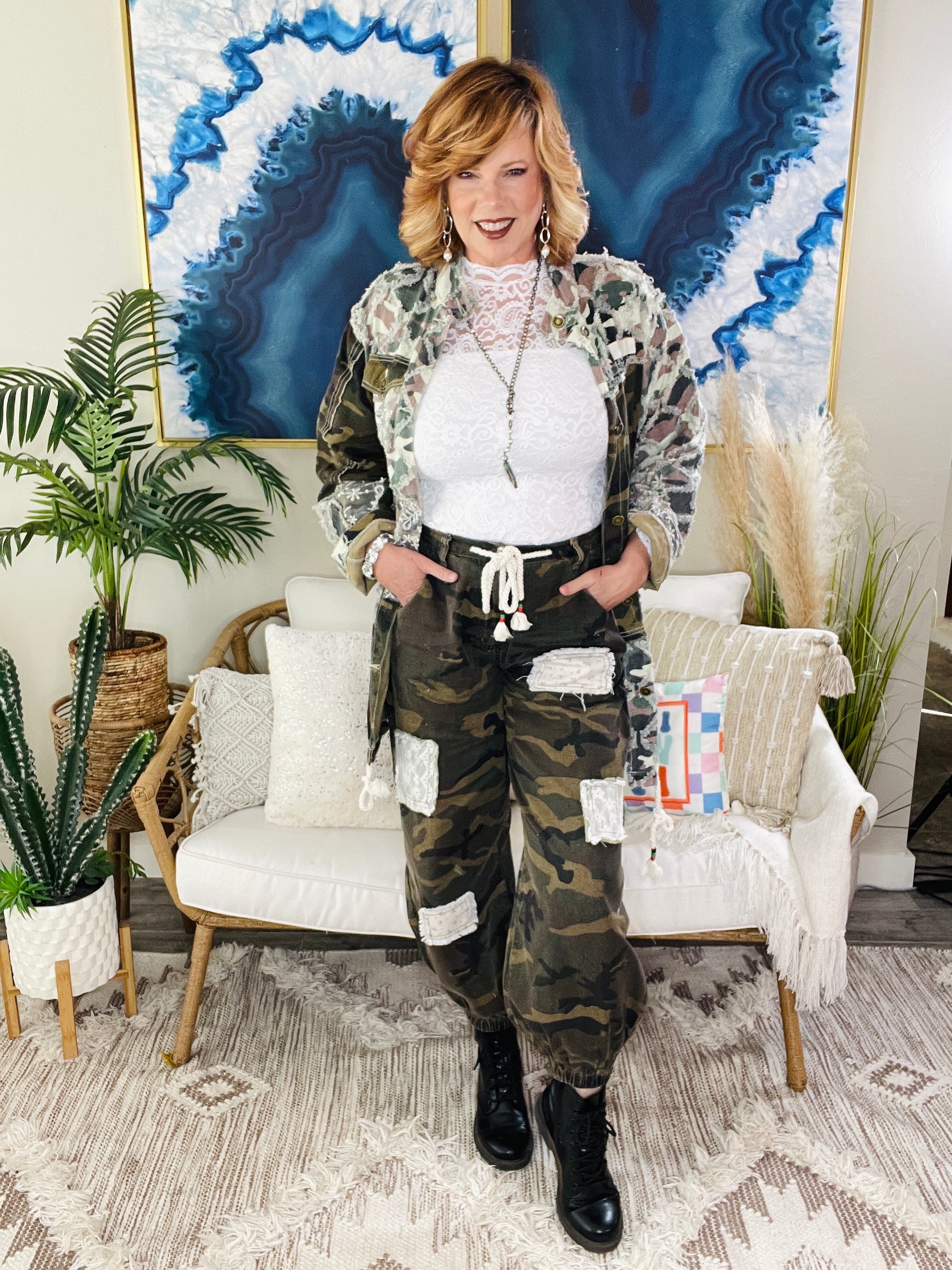 Camo With Attitude Pants - P041OL