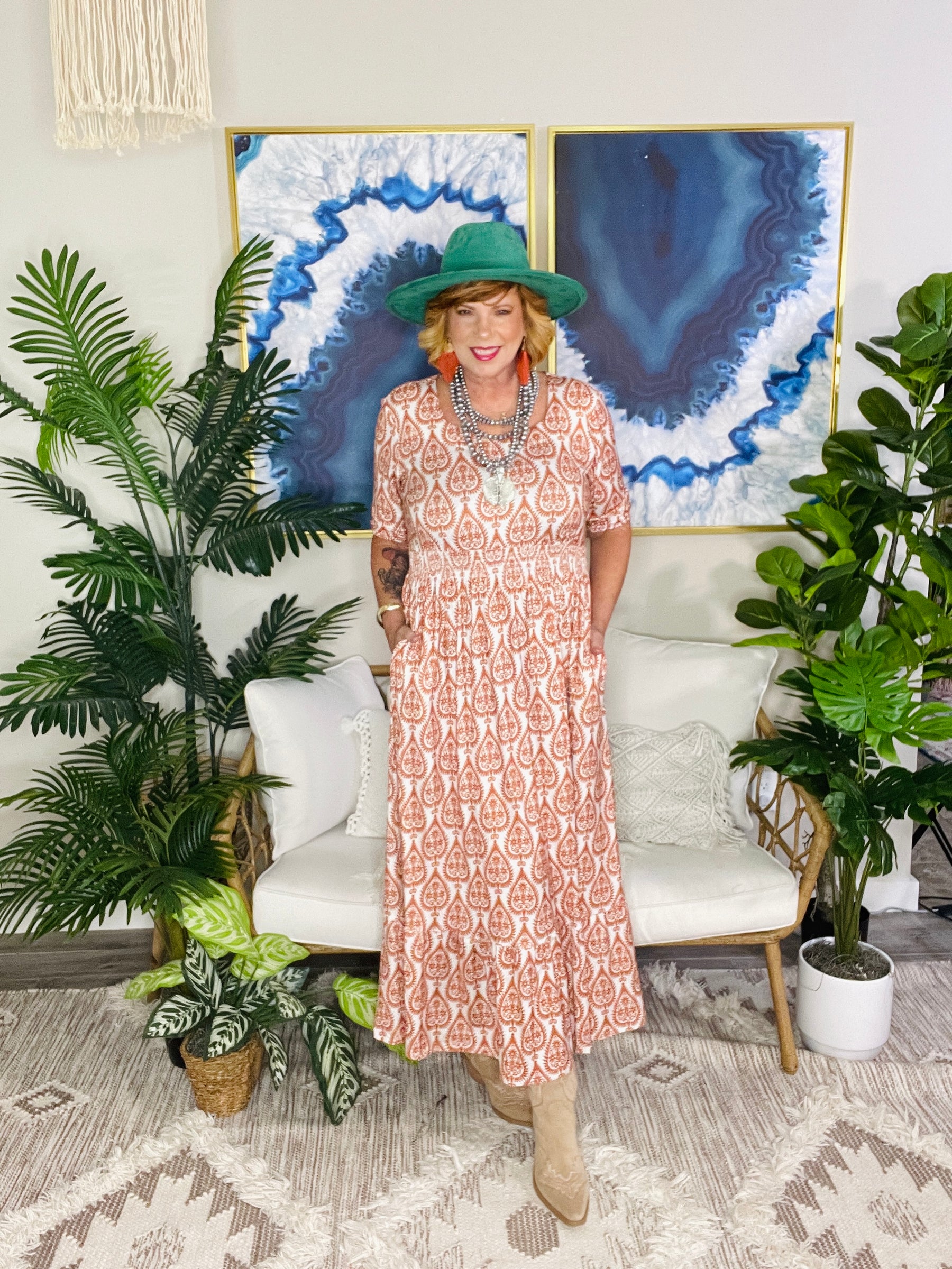 The Willow Dress - DR251OR