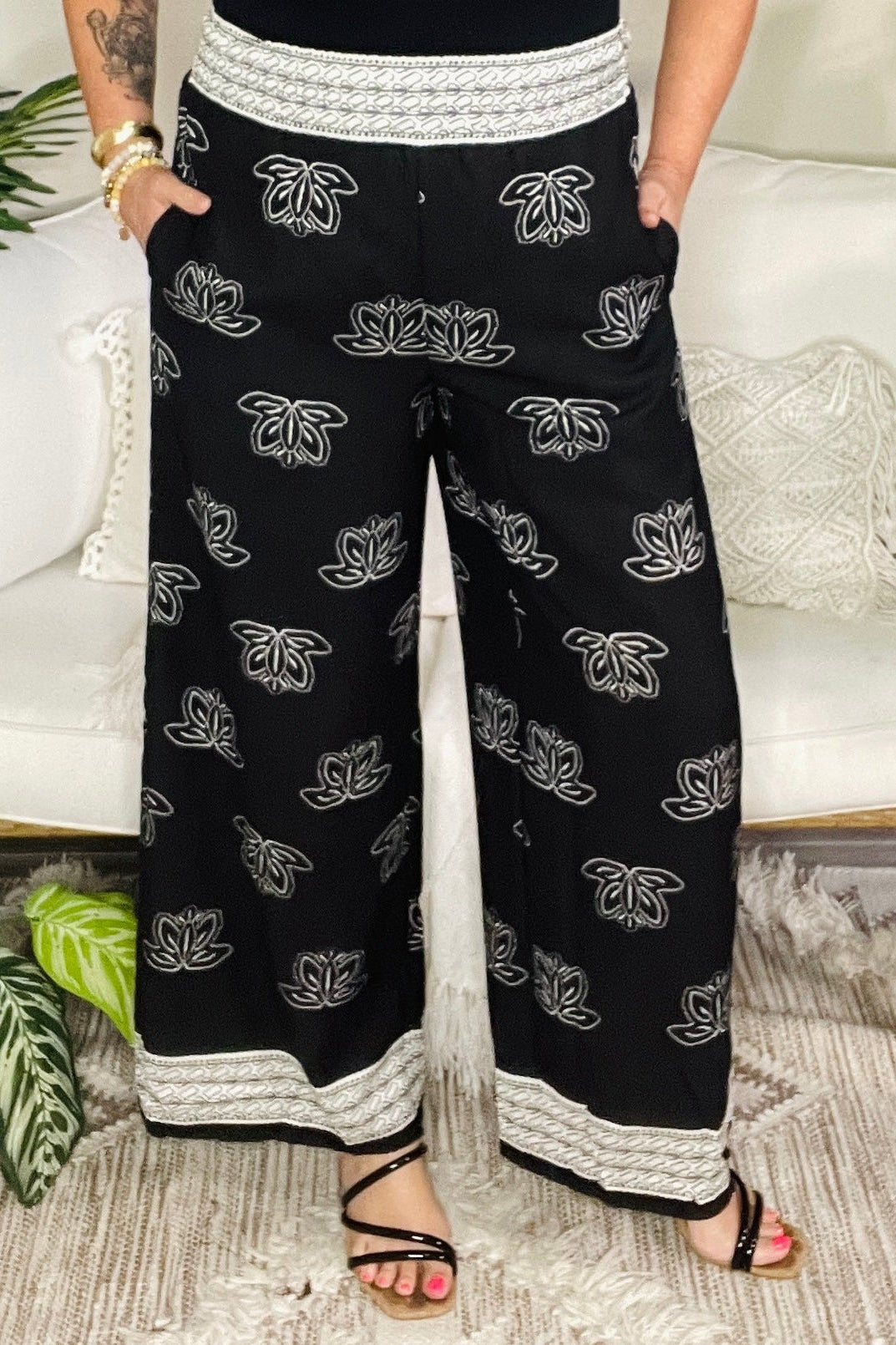 Lotus Lane Pants - P150BK