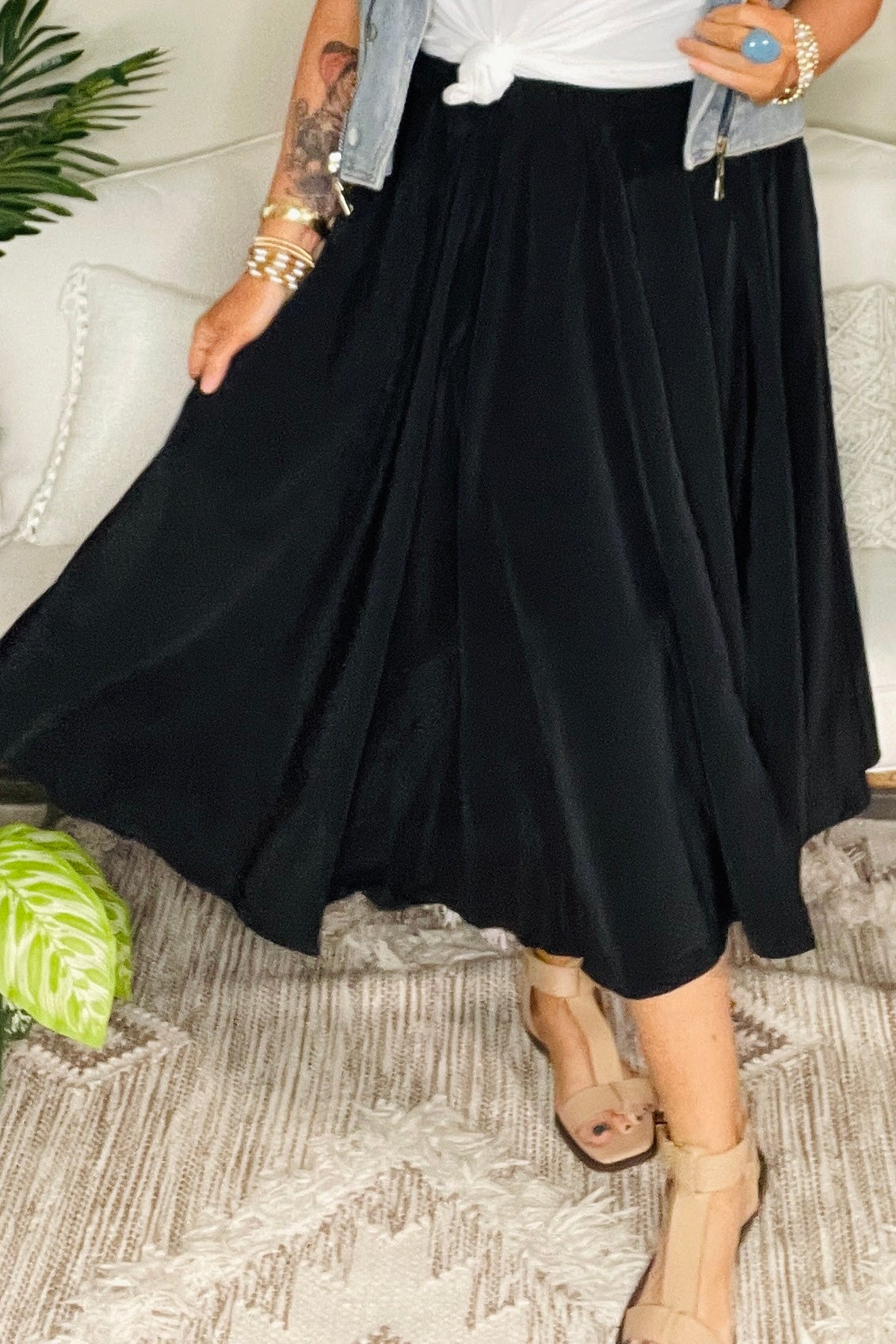 Downtown Daze Skirt - SK002BK