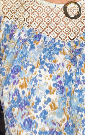 Sunny Days Ahead Blue Top - S429BL