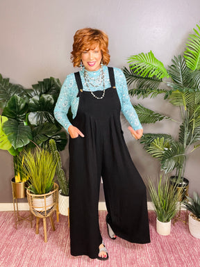 Super Fly Black Jumpsuit - R011BK