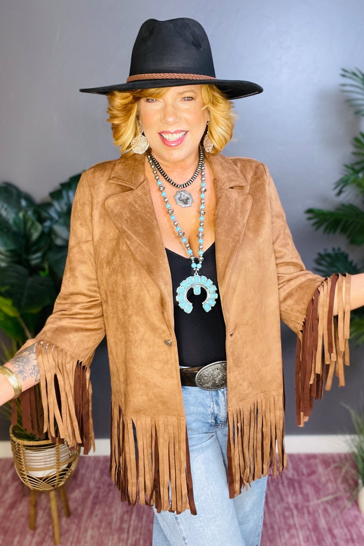 On The Fringe Blazer