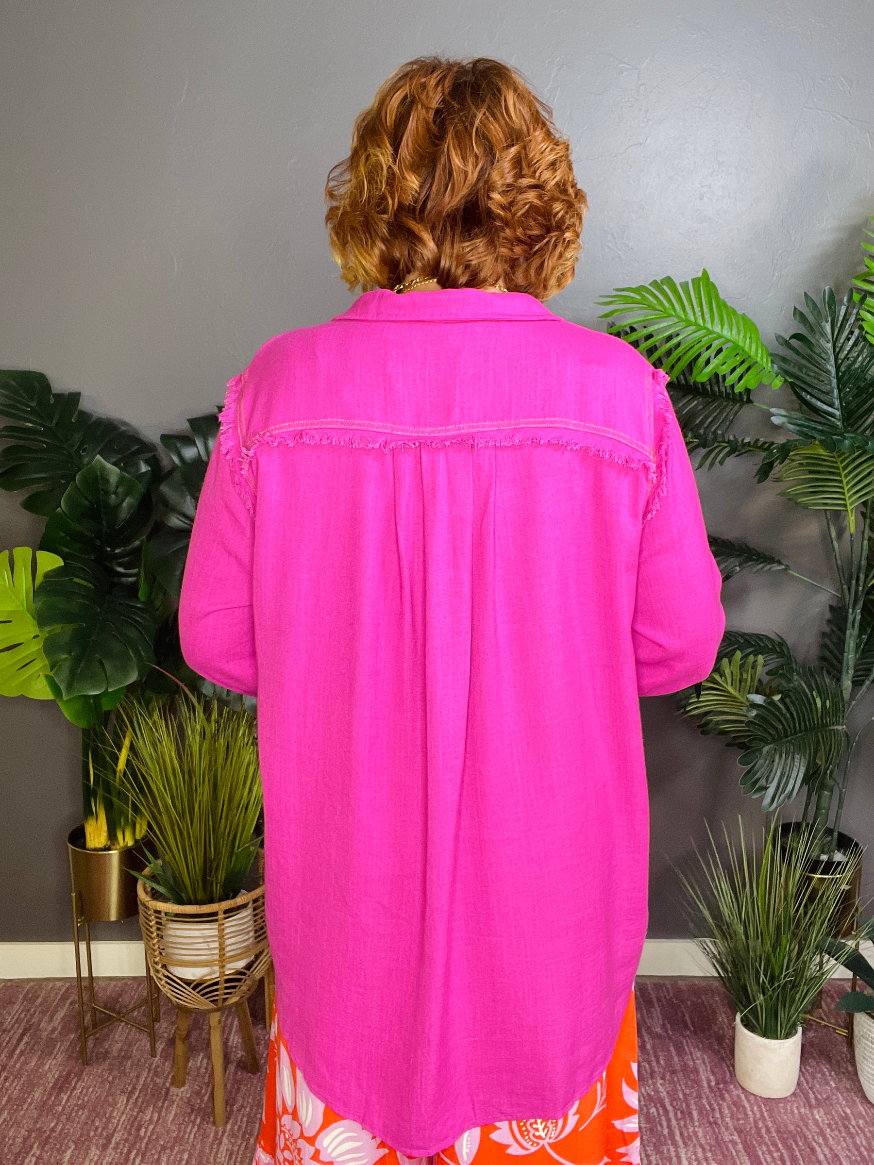 Midtown Chic Magenta Top - S552MG