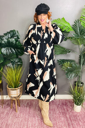 Dress To Impress Midi Dress - DR052BK