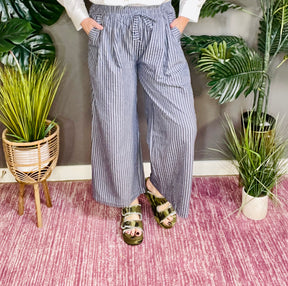 Easy Stripe Style Pants