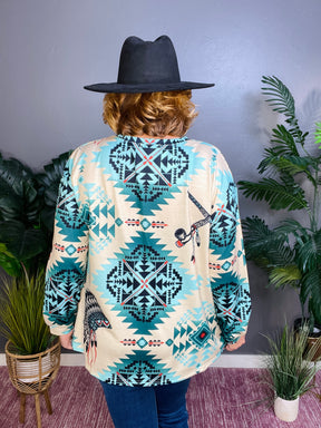 Desert Vibes Aztec Top - S031TU