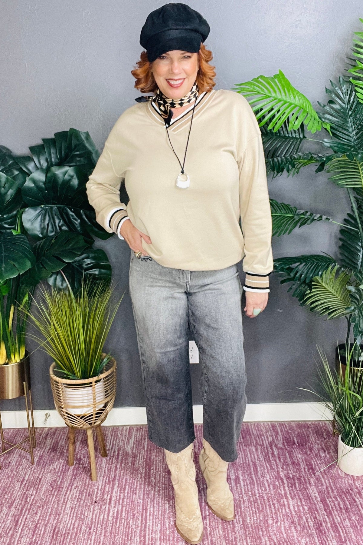 Piper Wide Leg Capri Jeans