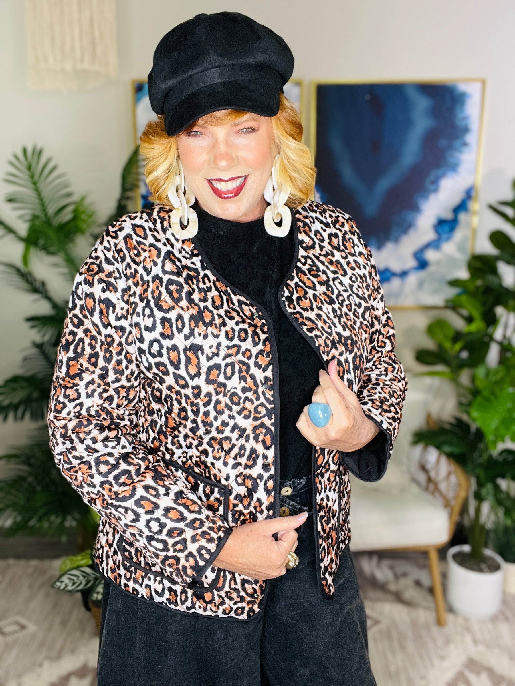 Wildly Chic Quilted Jacket
