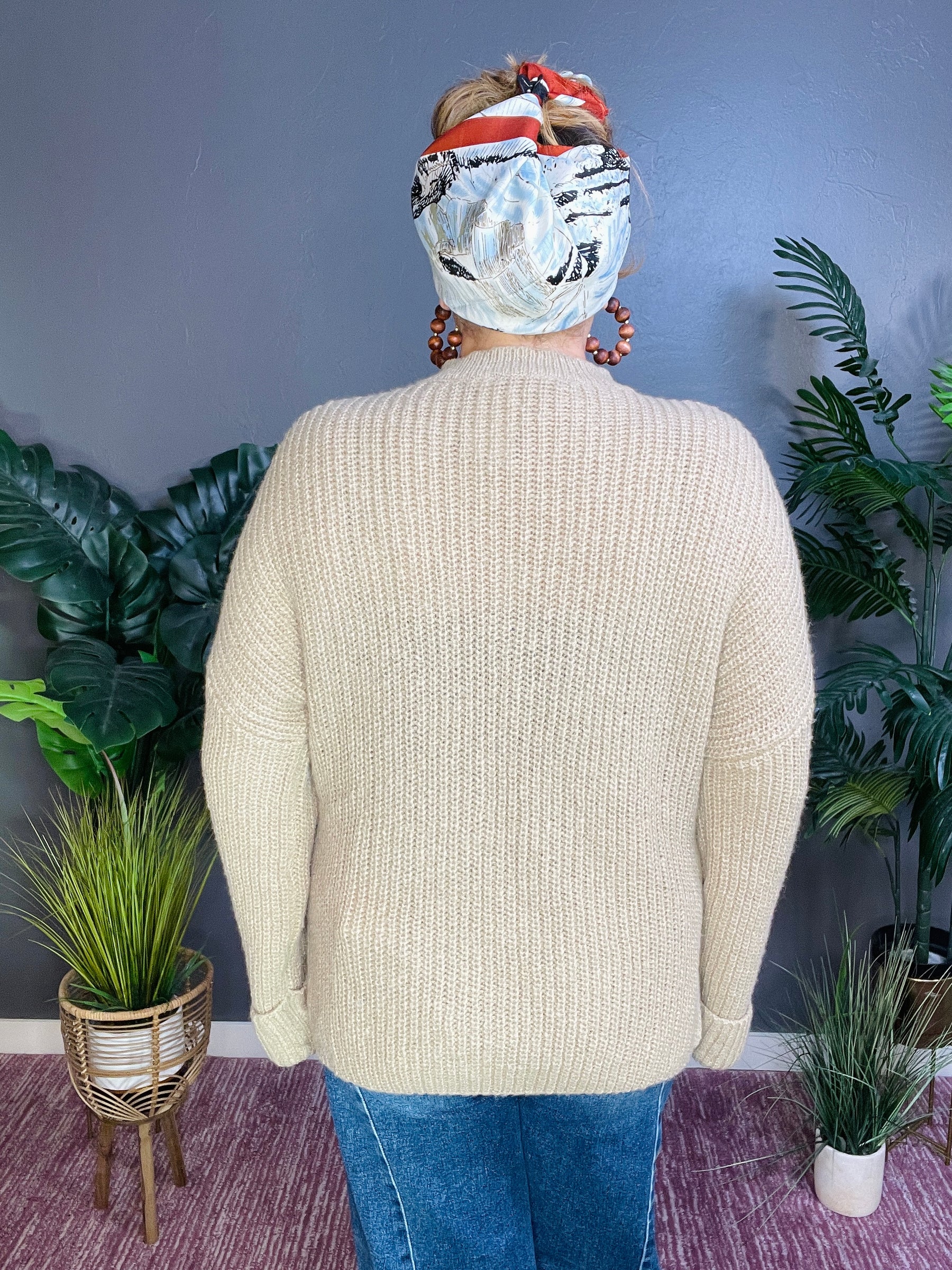 All The Feels Button Detail Sweater (2 Colors)