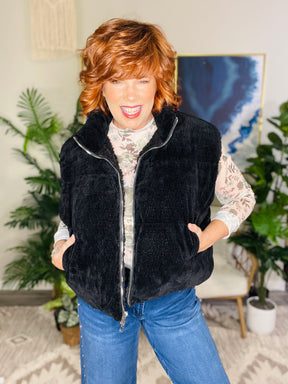 Cozy Does It Vest - OT205BK