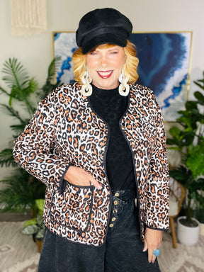 Wildly Chic Quilted Jacket