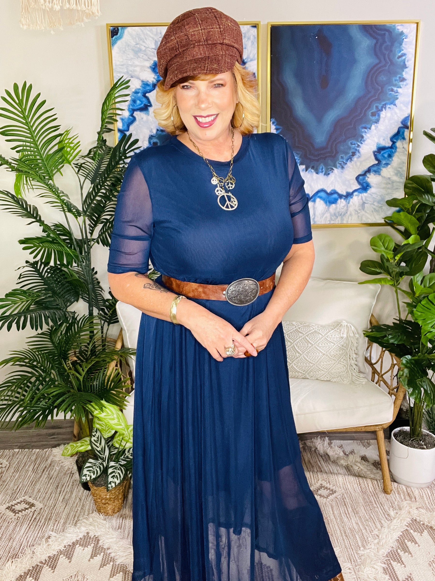 Navy Ever After Dress - LW001NV