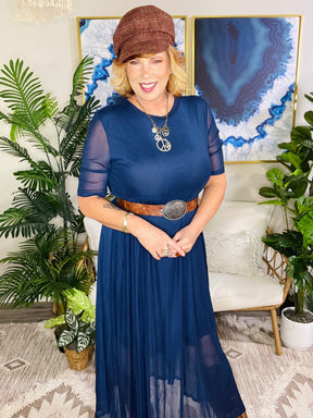 Navy Ever After Dress - LW001NV