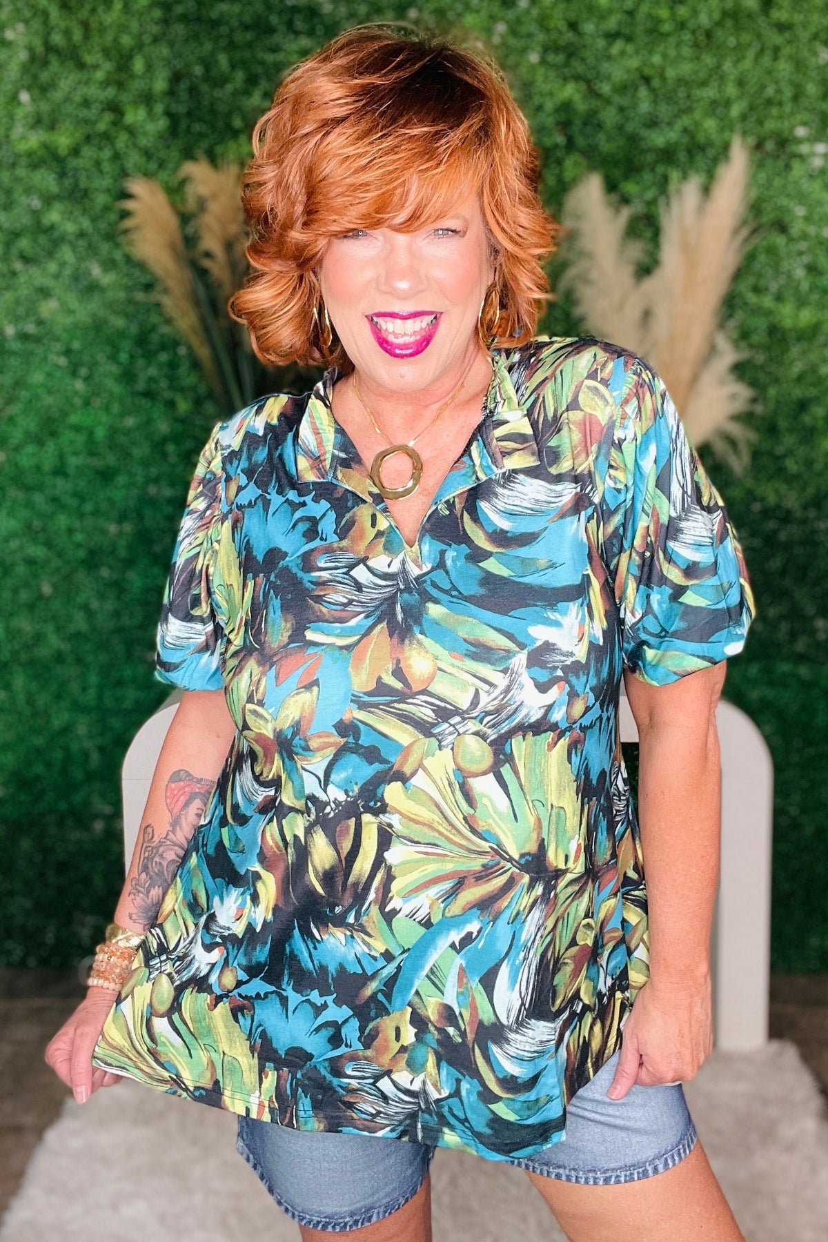 Floral Fever Top - S426TQ