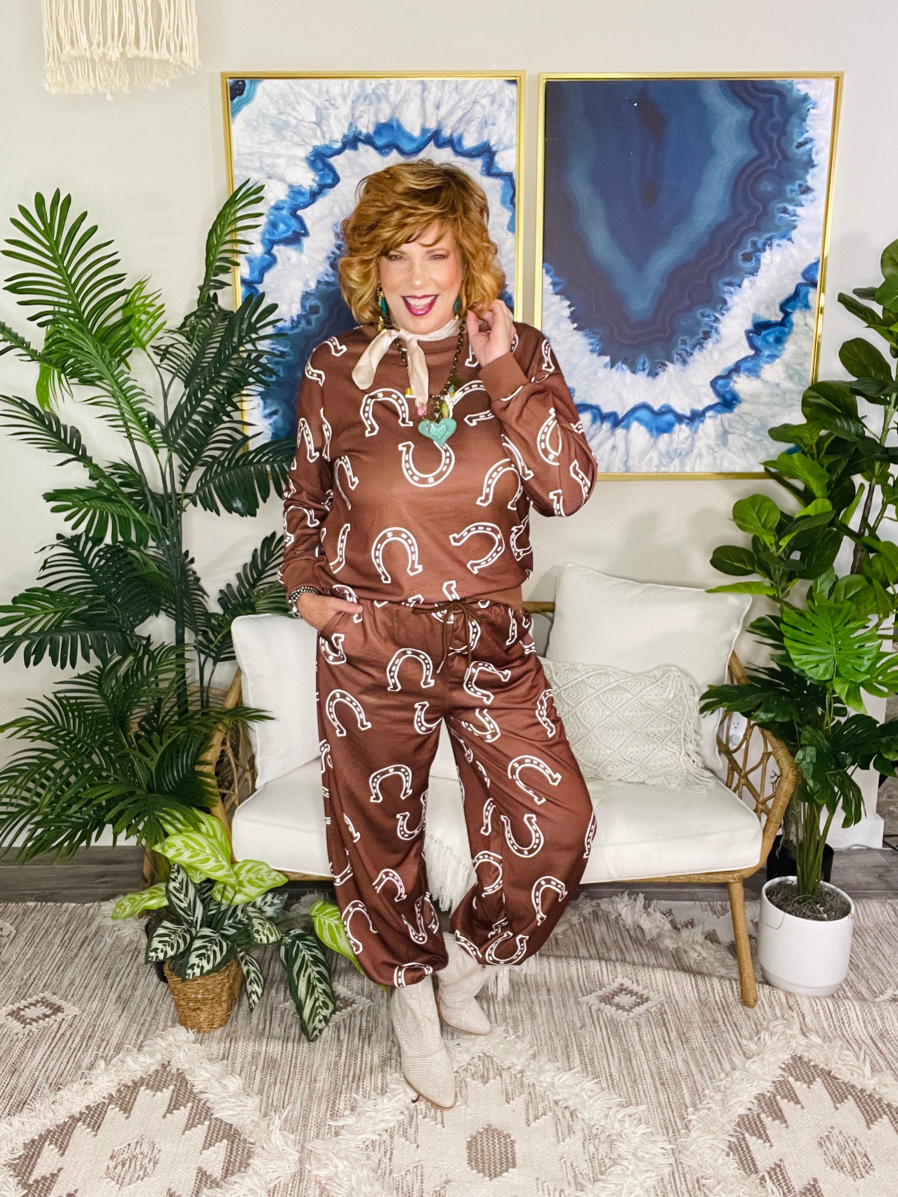 Lucky Trails Top And Pant Set