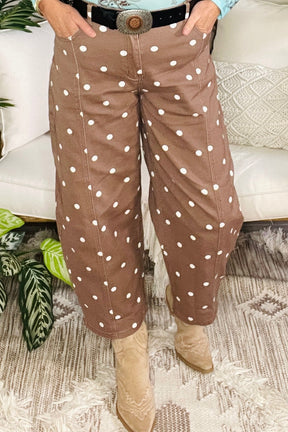 Happy Go Dottie Barrel Jeans (3 Colors)