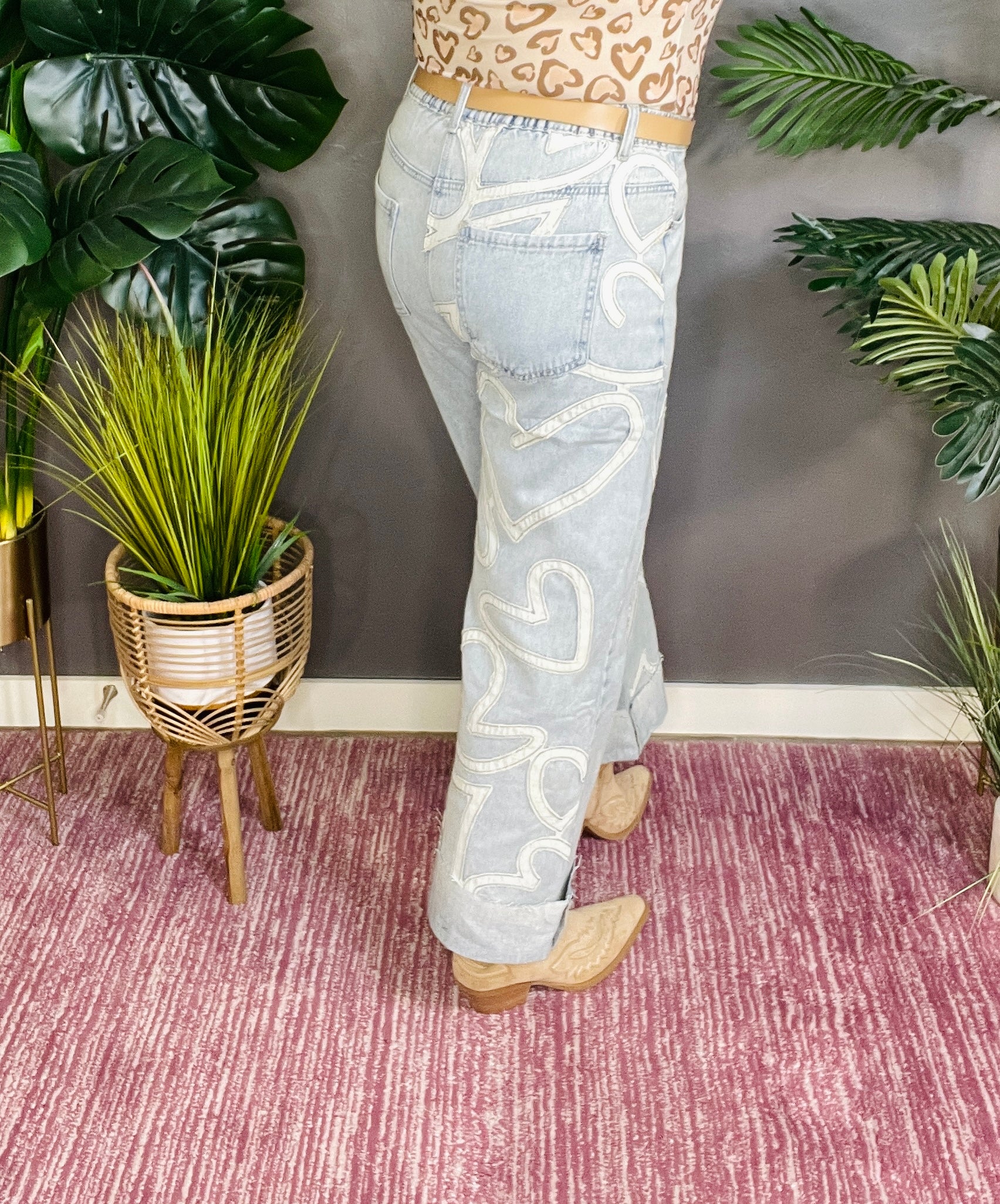 Don't Go Breaking My Heart Jeans - J017DN