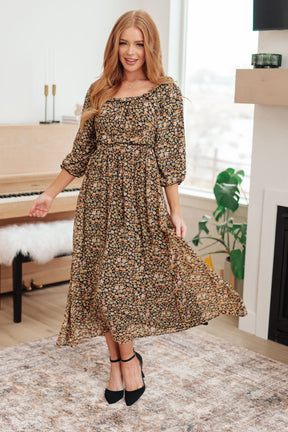 Ever So Briefly Floral Maxi Dress - D5603MU