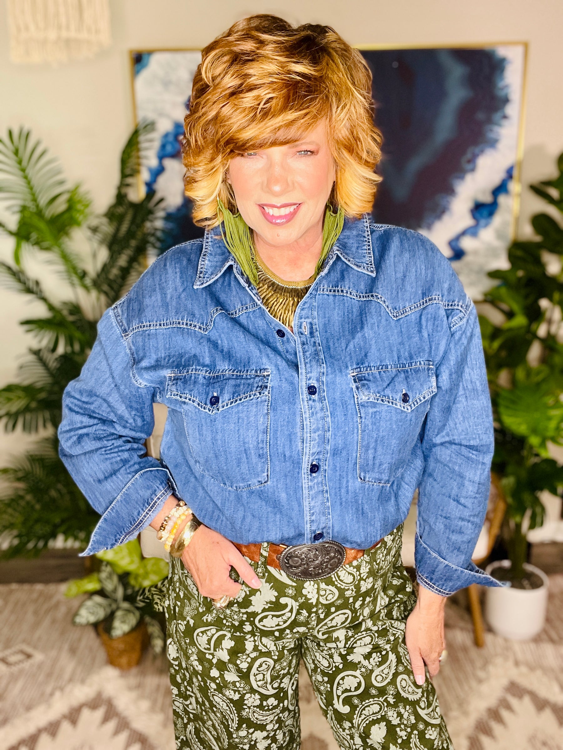 Simply Denim Top