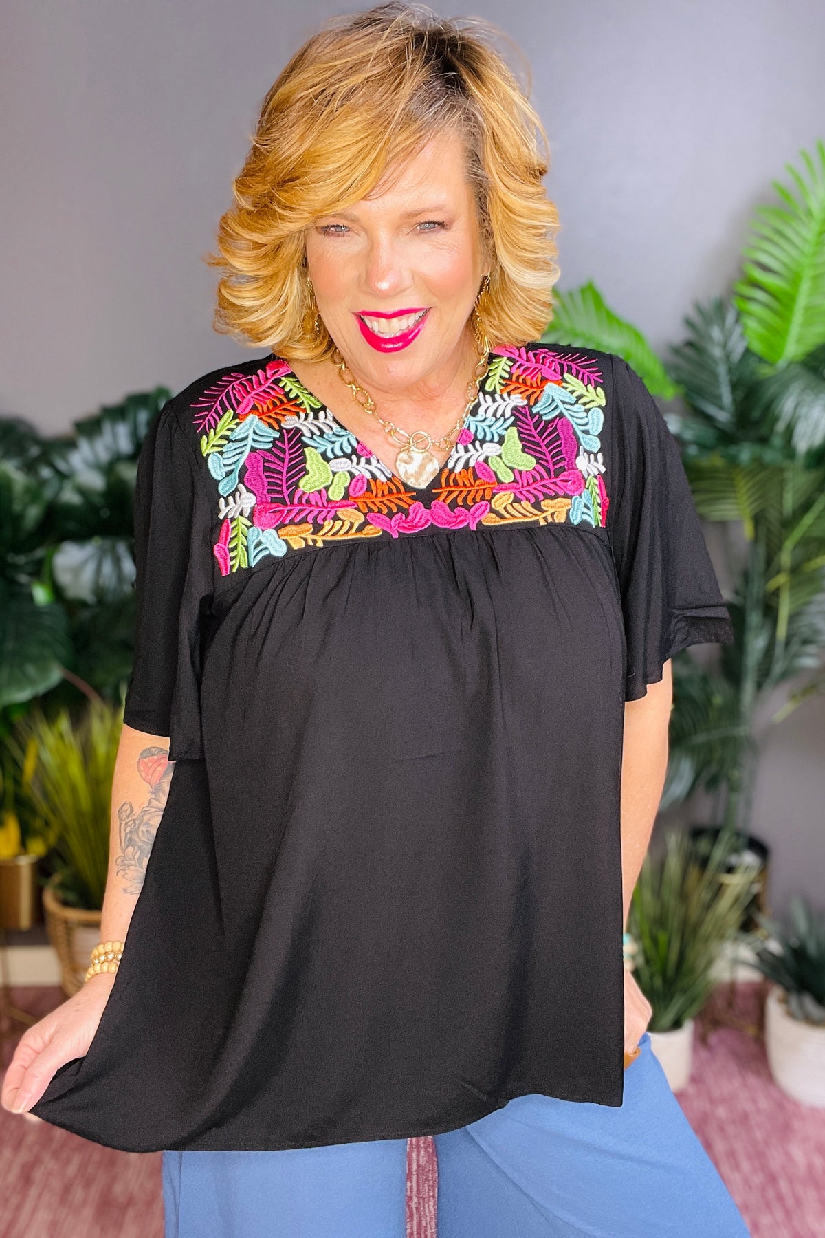 Ready Set Glow Top - S382BK