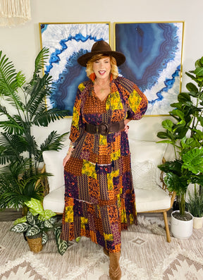 Wander With Me Boho Dress - DR282GO