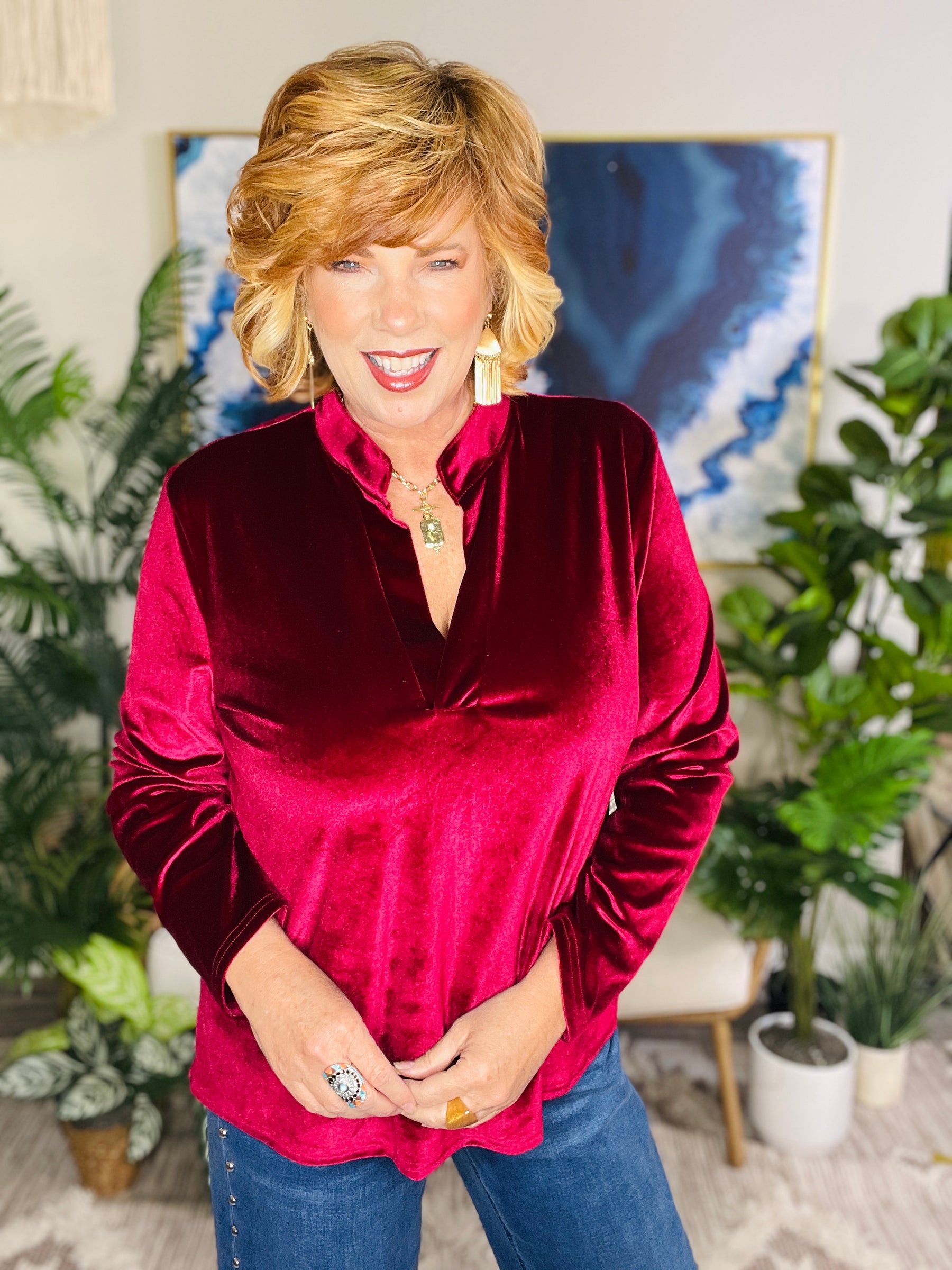 Velvet Crush Top (7 Colors)