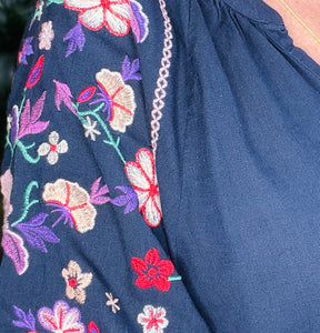 Right At Home Embroidered Top - S286NV