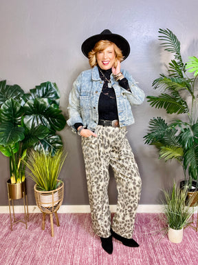 The Comfy Edit Leopard Pant - P007LE