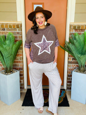 Star Of The Show Mineral Wash Top