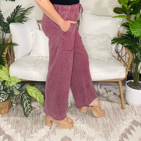All Day Comfort Mineral Wash Pants (2 Colors)
