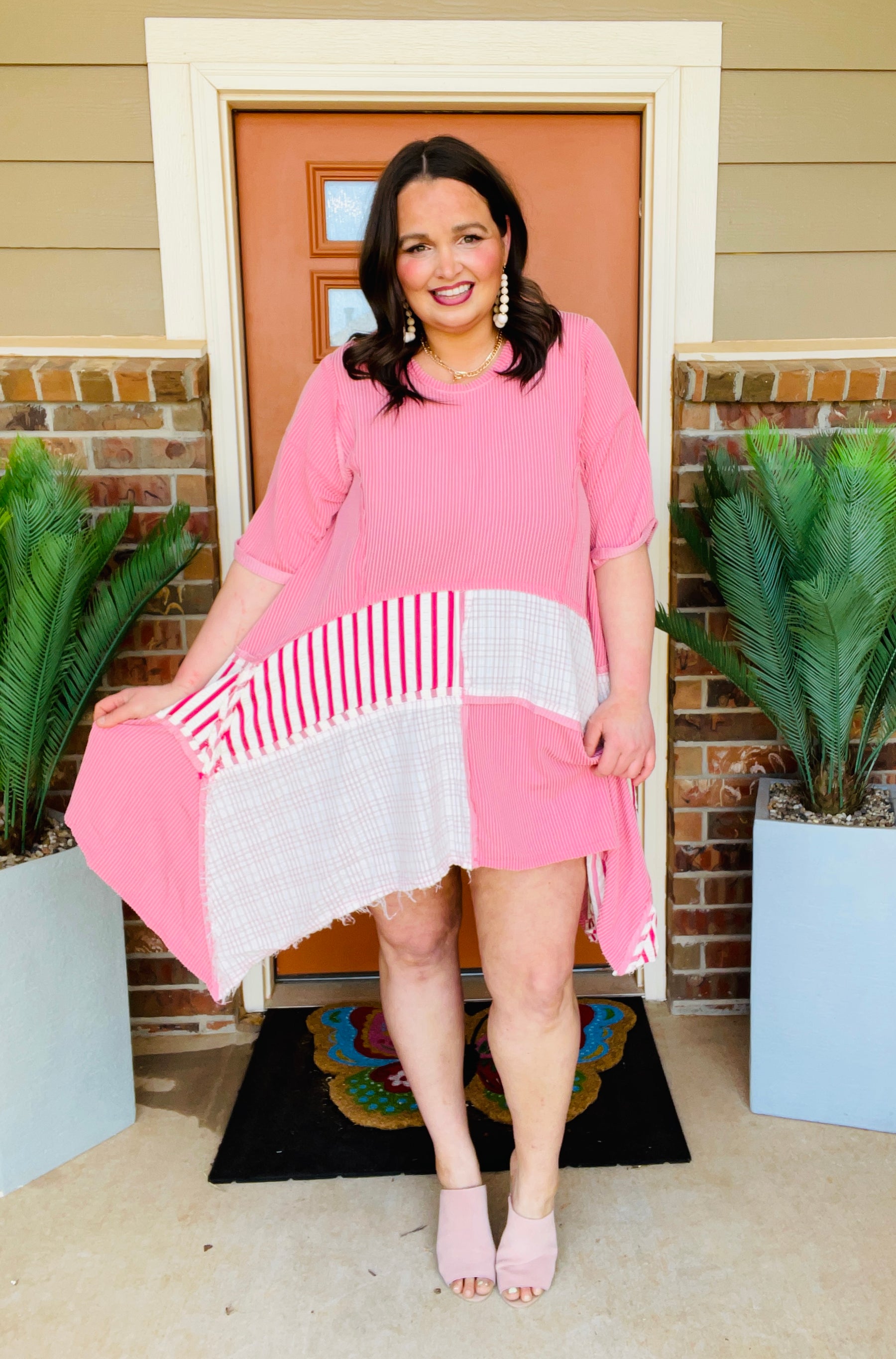 Whatever I Want Patch Dress - DR081MV