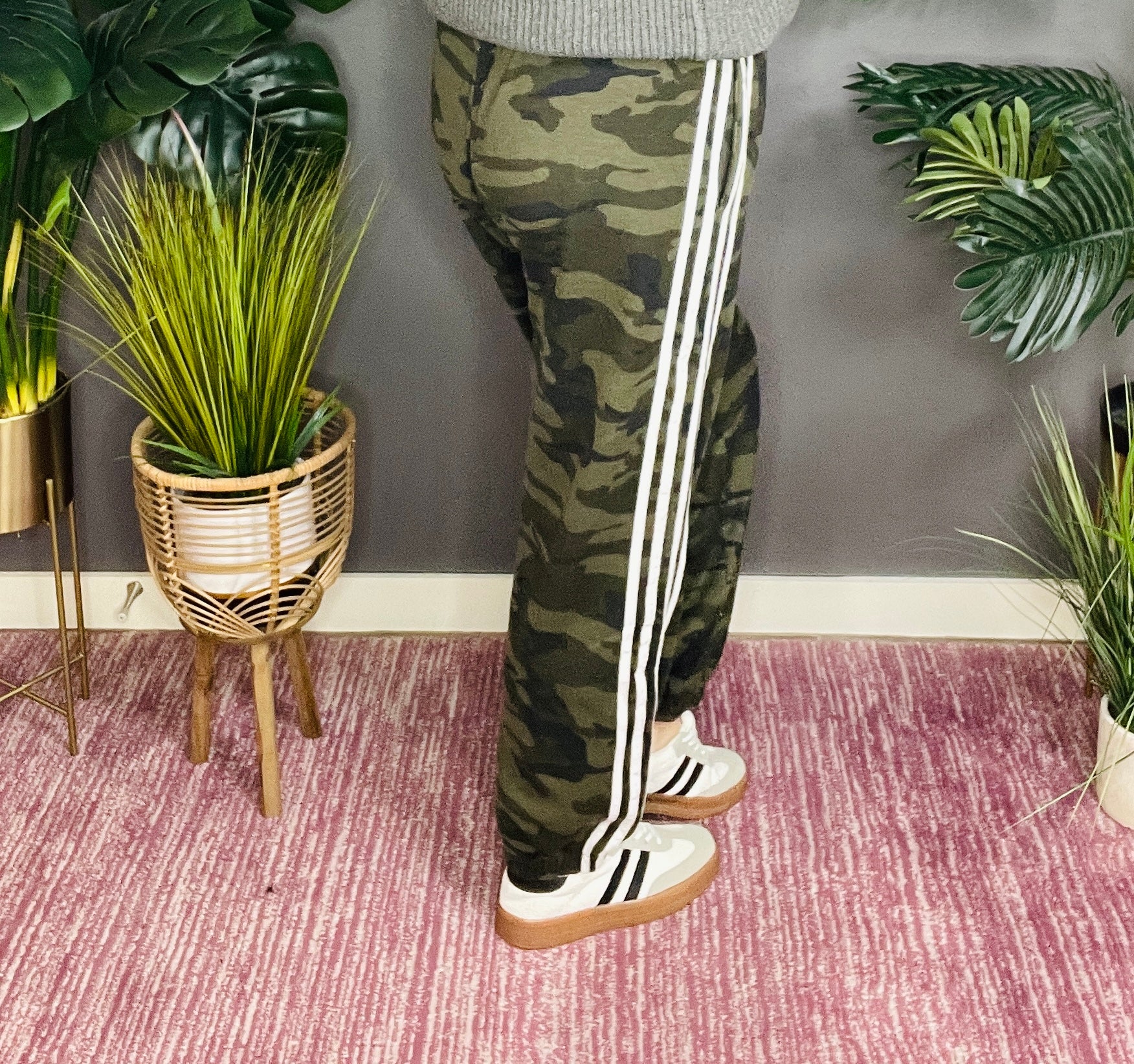 On The Sidelines Camouflage Track Pants