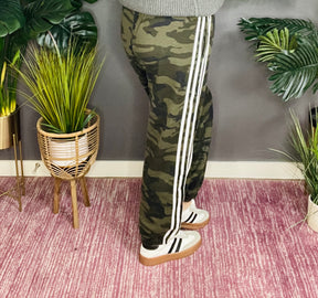 On The Sidelines Camouflage Track Pants