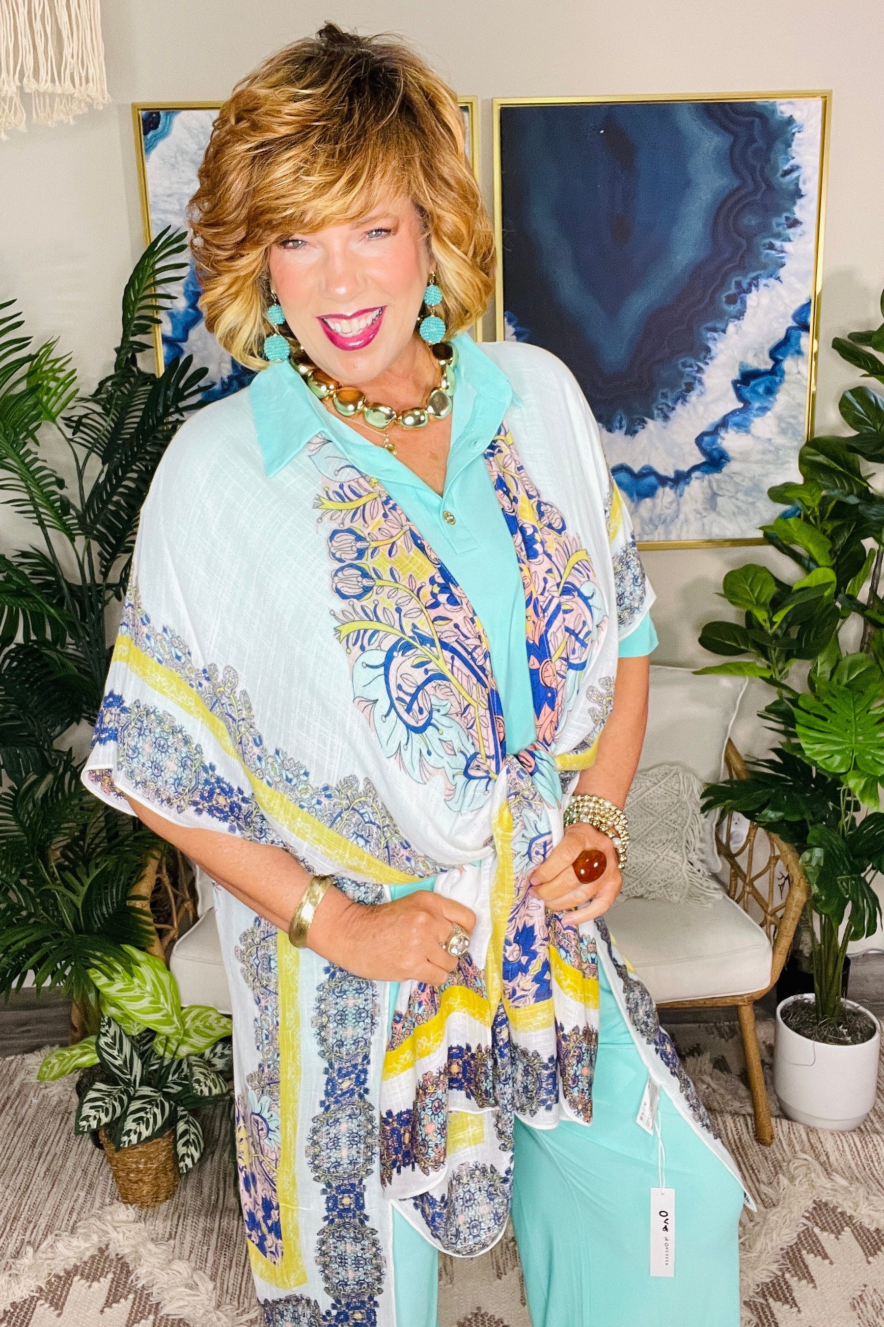 Boho Beauty Kimono - OT181WH