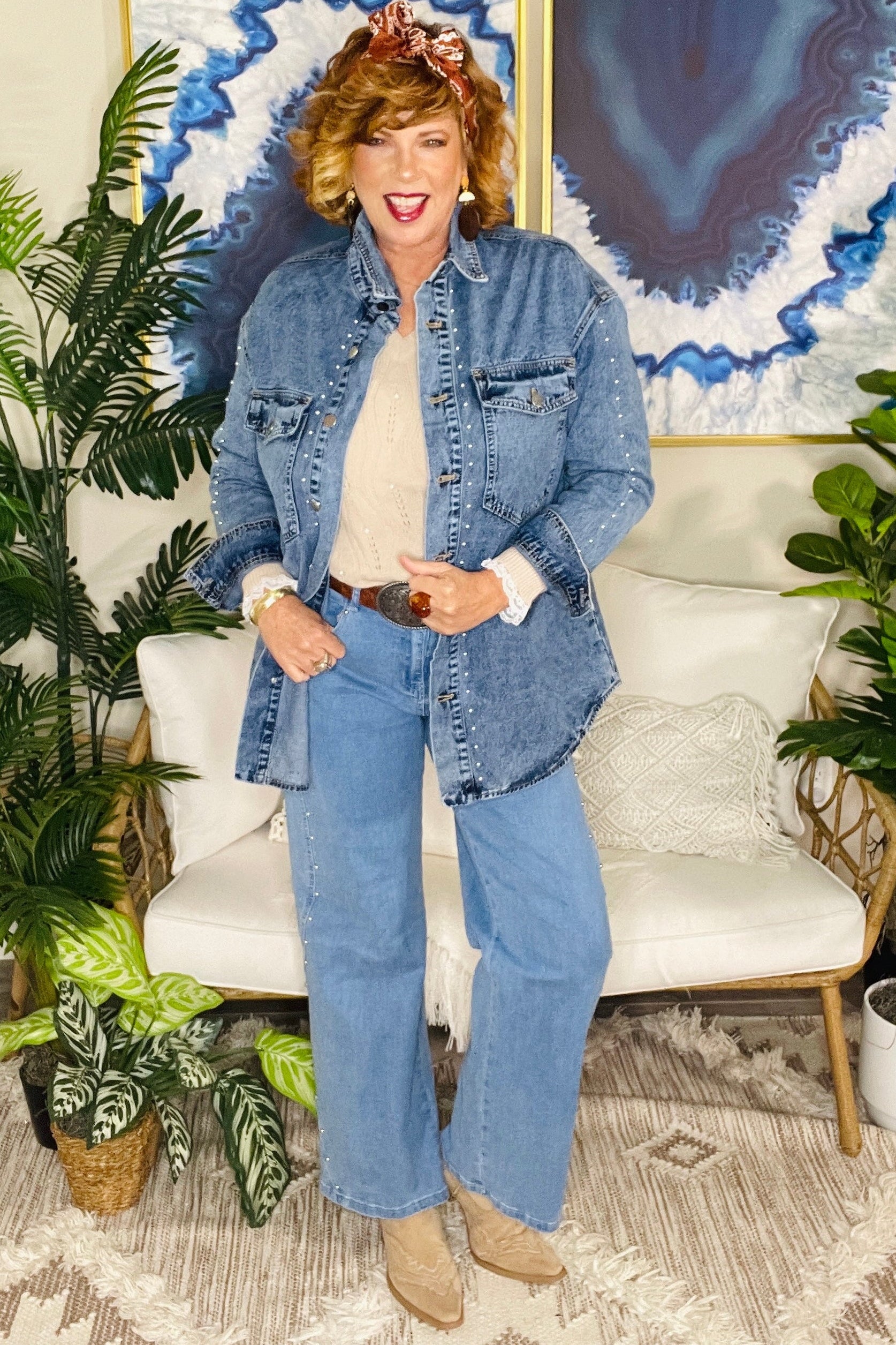 Little Bit Edgy Denim Jacket