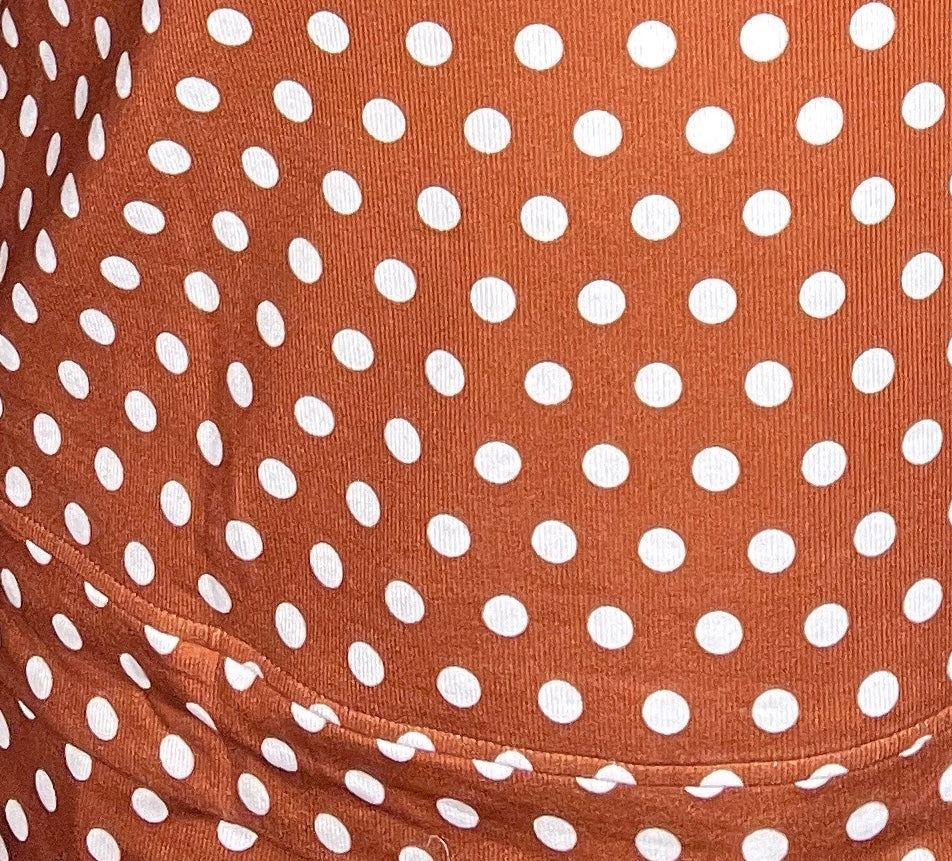 She's Got A Way Brown Polka Dot Top And Short Set